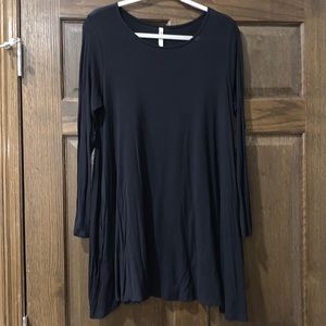 Black flowy dress with pockets